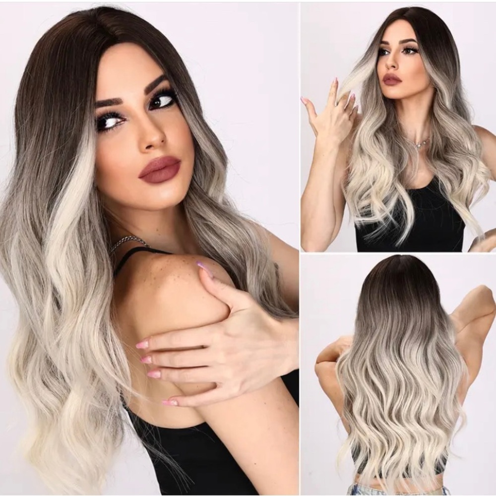 26 inch ombré wig